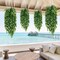 4Pcs Fake Hanging Plants 2.7ft Fake Plants UV Resistant (Photos Ivy Vines) 16.5"D x 2.36"W x 4.53"H